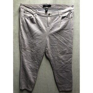 Torrid Denim Jeans Size 22 Lavender Ankle Crop